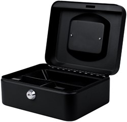 Geldkist Quantore 200x160x90mm zwart 1 Stuk