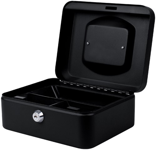 Geldkist Quantore 200x160x90mm zwart 1 Stuk