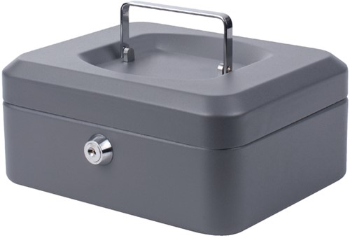 Geldkist Quantore 200x160x90mm grijs 1 Stuk-2