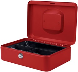 Geldkist pavo 250x180x90mm rood 1 Stuk