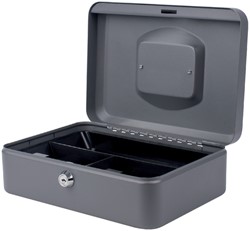 Geldkist pavo 250x180x90mm grijs 1 Stuk