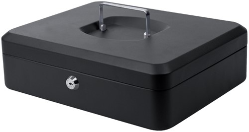 Geldkist pavo 300x240x90mm zwart 1 Stuk-2