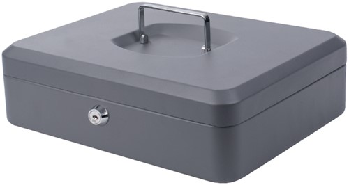 Geldkist pavo 300x240x90mm grijs 1 Stuk-2