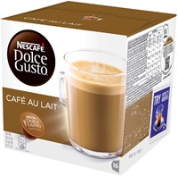 Koffiecups Dolce Gusto cafe au lait 16st 16 Stuk-2