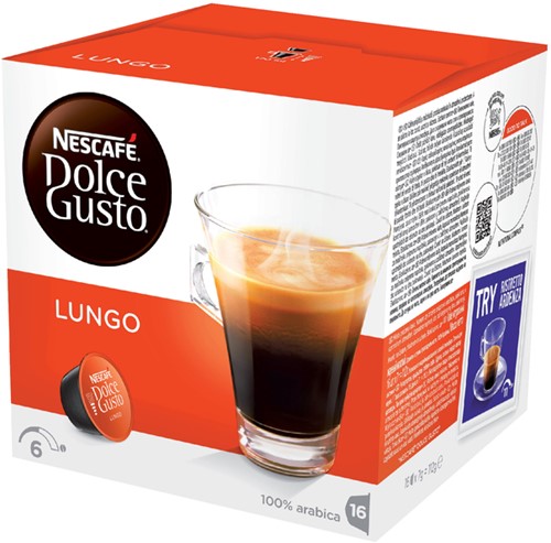 Koffiecups Dolce Gusto lungo 16st 16 Stuk-2