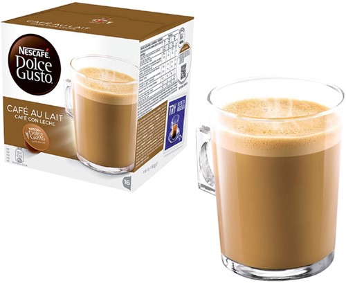 Koffiecups Dolce Gusto cafe au lait 16st 16 Stuk-2