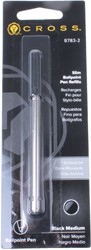 Balpenvulling Cross slim click medium zwart