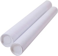 Verzendkoker CleverPack A2 met doppen 5st wit 5 Stuk-3