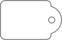 Label Apli karton nr 390 22x35mm wit 500 stuks