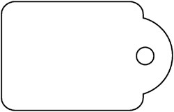 Label Apli karton nr 392 36x53mm wit 500st 500 Stuk