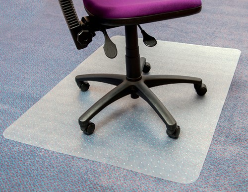 Stoelmat Floortex PVC 120x150cm zachte vloeren 1 Stuk