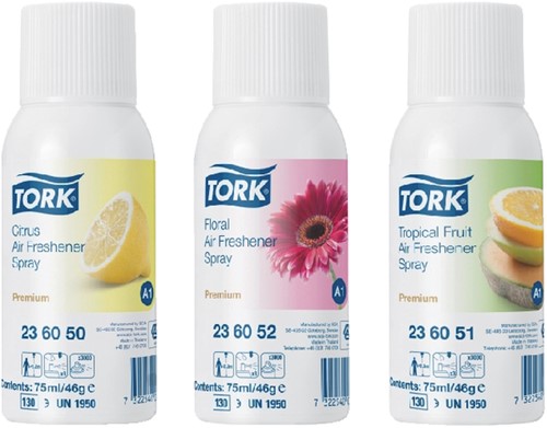 Luchtverfrisser Tork A1 Premium tropisch fruit 1 Stuk-2