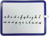 Whiteboard Desq dubbel 21x28cm + marker 1 Stuk-2