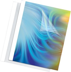 Thermische omslag Fellowes A4 6mm wit 100 stuks 100 Stuk