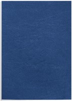 Voorblad Fellowes A4 lederlook royal blauw 100 Stuk-2