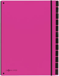 Sorteermap Pagna trend 12tab A4 donkerroze 1 Stuk