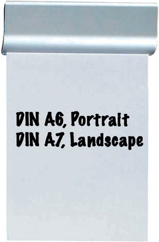 Klemlijst MAUL 113x40mm aluminium zelfklevend 1 Stuk-2