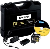 Labelprinter Dymo Rhino 5200 abc 19mm geel koffer 1 Stuk-2