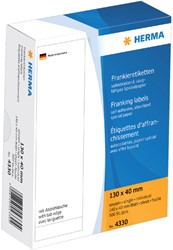 Frankeeretiket HERMA 4330 130x40mm 500st 500 etiket