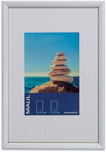 Fotolijst MAUL 10x15cm aluminium frame zilver 1 Stuk