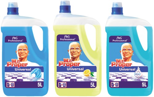Allesreiniger Mr Proper lemon 5 liter 1 Fles-2