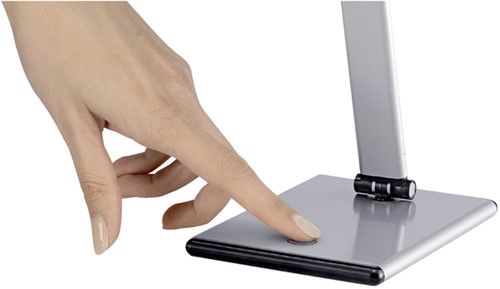 Bureaulamp Hansa led Slim zilvergrijs 1 Stuk-2