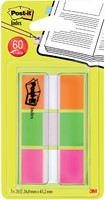 Indextabs Post-it 680 24mmx43.2mm assorti 60 Stuk