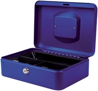 Geldkist pavo 250x180x90mm blauw 1 Stuk