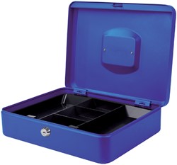 Geldkist pavo 300x240x90mm blauw 1 Stuk