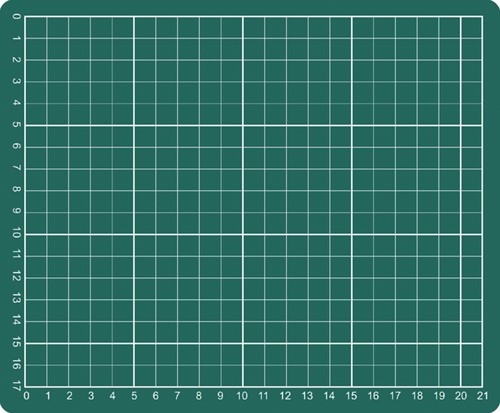 Snijmat A5 230x190mm groen 1 Stuk
