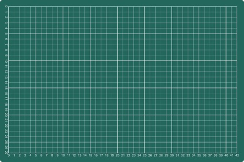 Snijmat A3 450X300mm groen 1 Stuk