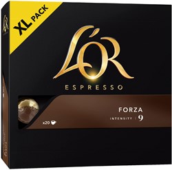 Koffiecups L'Or espresso Forza 20st 20 Stuk