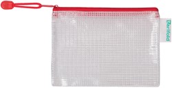 Opbergtas Tarifold met rits 160x110mm PVC rd 1 Stuk