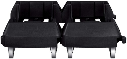 Onderstel Rubbermaid Slim Jim zwart 1 Stuk-3