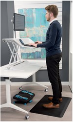 Vloermat Fellowes voetensteun Everyday zwart 1 Stuk