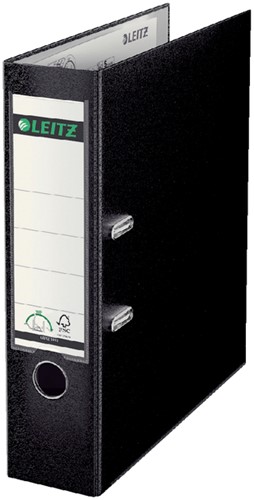 Ordner Leitz 180° 80mm PP A4 zwart 1 Stuk