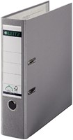Ordner Leitz 1010 180° 80mm PP A4 grijs 1 Stuk