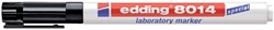 Viltstift edding 8014  lab rond 1mm zwart 1 Stuk