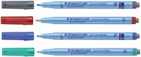 Viltstift Staedtler OHP Lumo F 305 correctable zw 1 Stuk-2