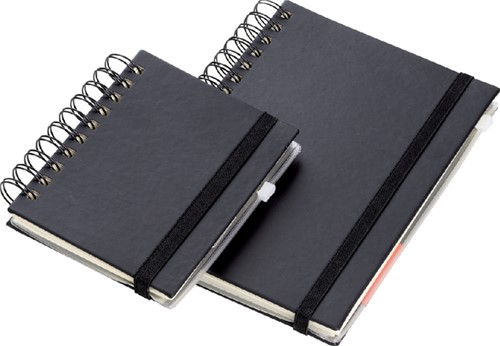 Notitieboek Quantore A6 sp lijn 192blz 80gr zwart 1 Stuk-2