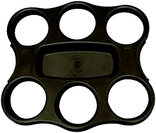 Bekerplateau Sensations voor 6 bekers zwart 1 Stuk-2