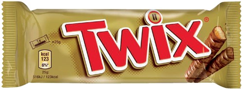 Snoep Twix reep 25x50 gram 25 Stuk