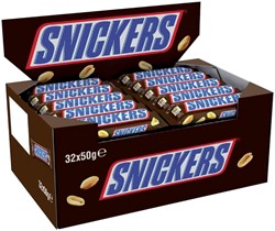 Snoep Snickers reep 32x50 gram 32 Stuk