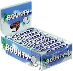Snoep Bounty reep 24x57 gram 24 Stuk