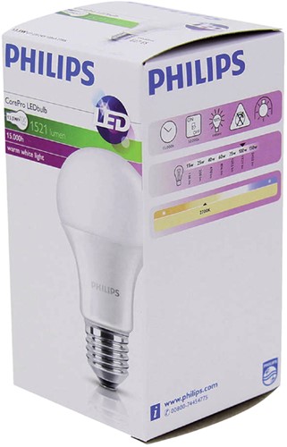LEDLAMP PHILIPS E27 13.5-100W 827 COREPRO LEDBULB 1 Stuk-1