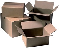 Amerikaanse vouwdoos CleverPack 430x305x250mm B-golf bruin 30 stuks-3