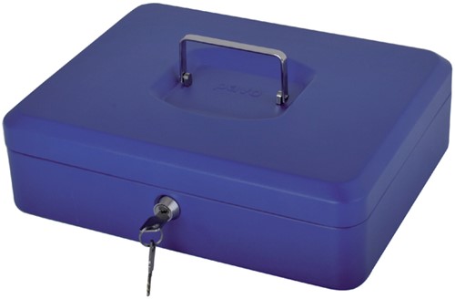 Geldkist Pavo met muntsorteerbak 300x240x90mm bl 1 Stuk-2