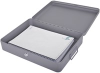 Documentenkist pavo 370x280x90mm donkergrijs 1 Stuk-3