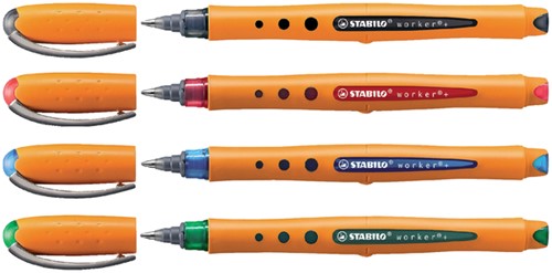 Rollerpen STABILO worker 2018/46 M zwart 1 Stuk-2
