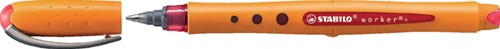 Rollerpen STABILO worker 2018/40 M rood 1 Stuk